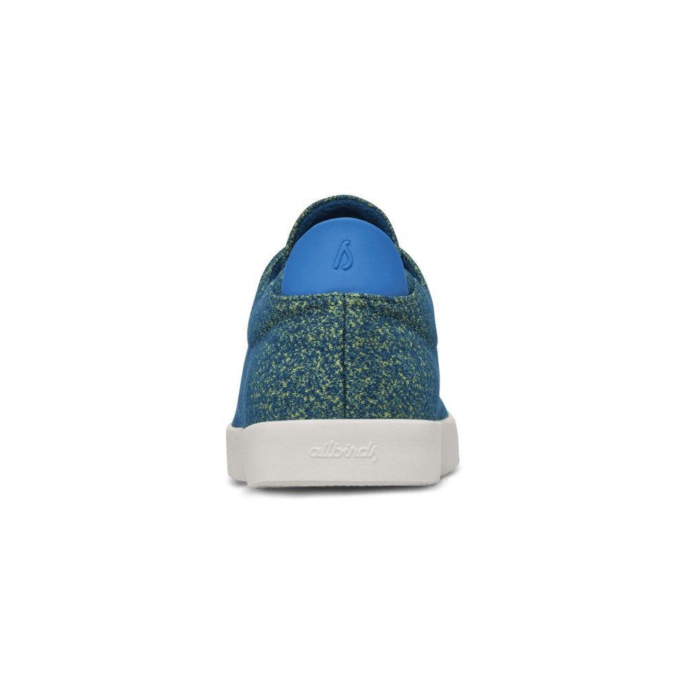 Allbirds Men\'s Wool Pipers - Sneakers Blue - QTI064138